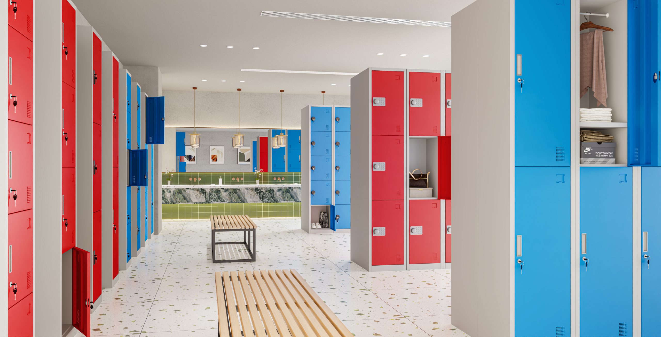 locker room
